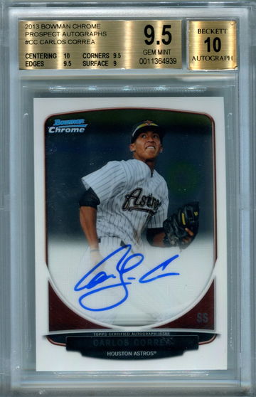 Carlos Correa BGS 9.5 auto 10