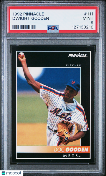 1992 Pinnacle Dwight Gooden #111 PSA 9