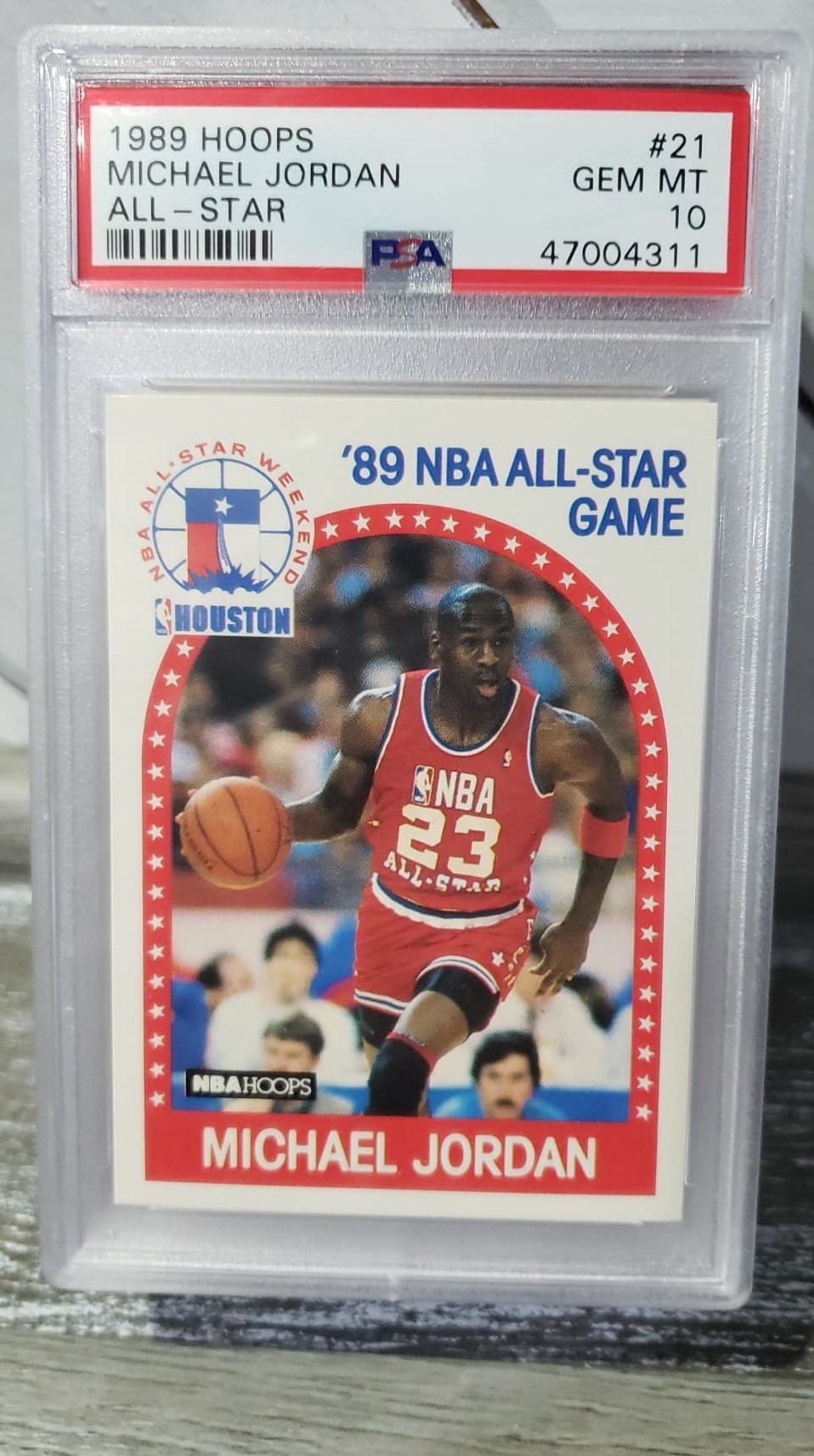 1989 Hoops Michael Jordan All-Star PSA 10