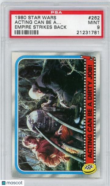 1980 Star Wars Empire Strikes Back Acting Can Be A.. . #262 PSA 9