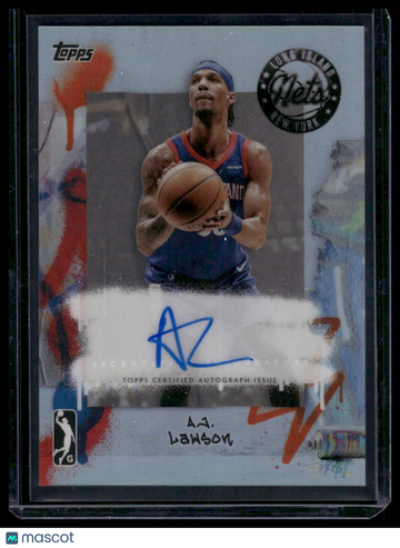 2024-25 Topps G League Basketball A.J. Lawson #AU-AL Refractor Topps