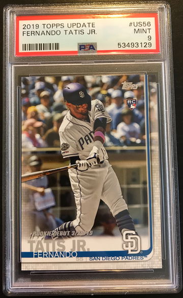 2019 Topps Update #US56 - Fernando Tatis Jr.  RC  PSA 9 MINT 