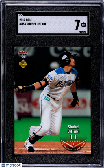 2013 Bbm Shohei Ohtani #554 SGC 7