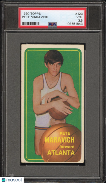 1970 Topps Pete Maravich #123 PSA 3.5