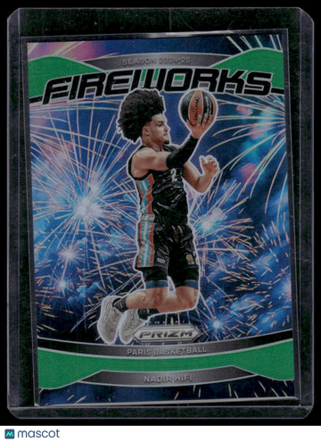 2024-25 Panini Prizm Fireworks Nadir Hifi #6 Green