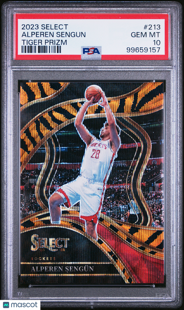 2023 Panini Select Alperen Sengun #213 Tiger Prizm PSA 10