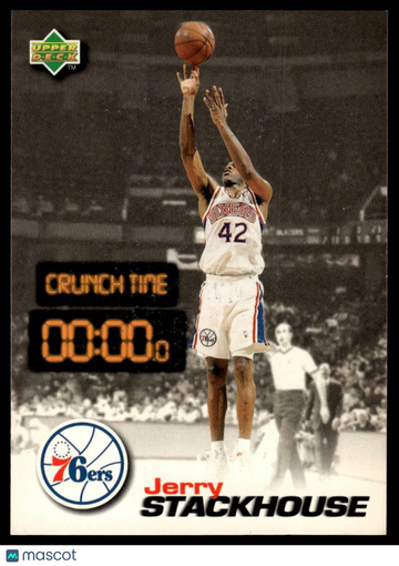 1997 Upper Deck Nestle Crunch Time Jerry Stackhouse #CT34