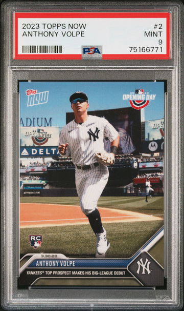 2023 Topps Now #2 Anthony Volpe PSA MINT 9