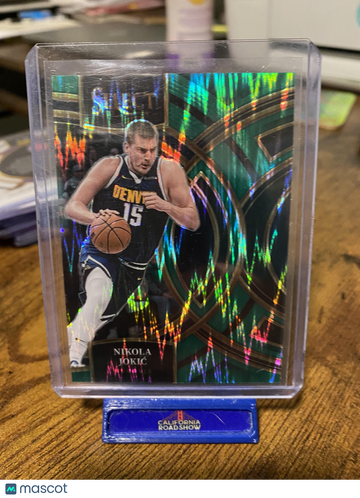 2023-24 Panini Select Nikola Jokic #169 Green Shock Prizms