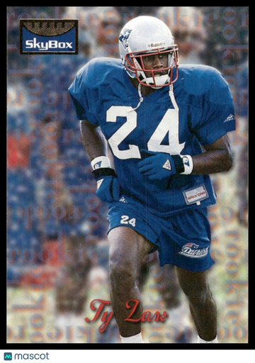 1995 SkyBox Premium Ty Law #177 RC