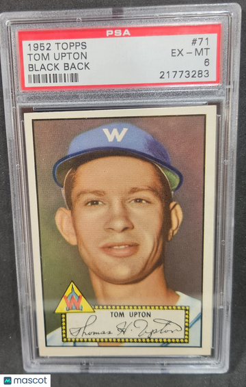 1952 Topps Tom Upton #71 [Base] PSA 6