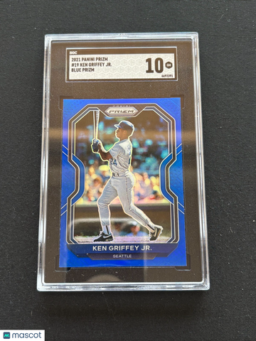 2021 Panini Prizm Ken Griffey Jr #19 Blue Prizm SGC 10