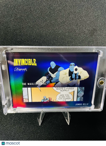 2025 Invincible The Mauler Twins KEEPSAKE Jumbo Relic #560