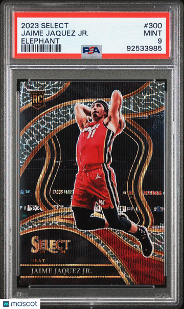 2023 Panini Select Jaime Jaquez JR. #300 Elephant Prizm PSA 9