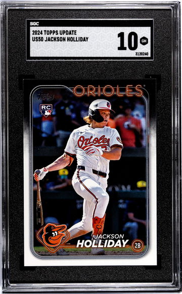 2024 Topps Update #US50 Jackson Holliday SGC 10