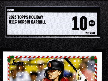 2023 Topps Holiday Corbin Carroll #H113 SGC 10