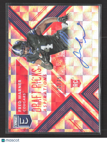 2018 Panini Elite Draft Picks Aspirations Fred Warner #226 RC