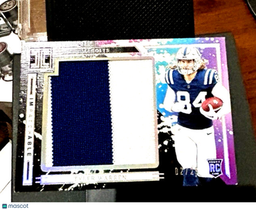 2025 Panini Impeccable Tyler Warren #IPR-TWN Patch Parallel/Variety Rookie Memorabilia Insert Panini Authentic
