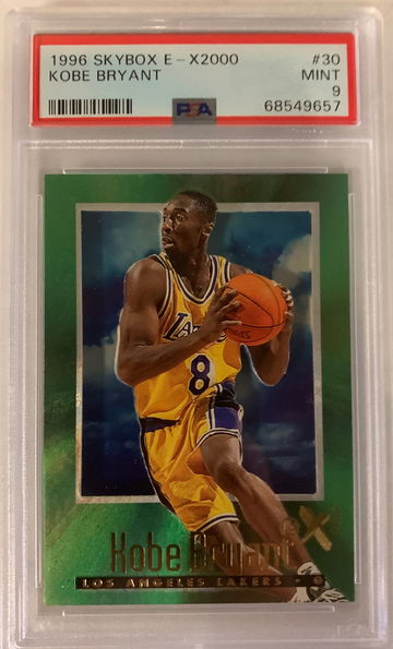 1996 Skybox EX-2000 Kobe Bryant Rookie PSA 9