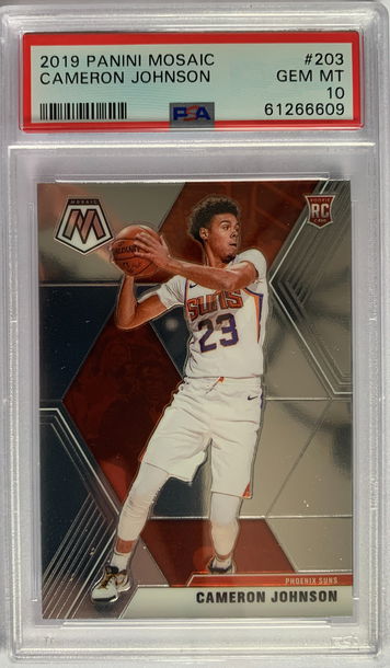 2019 Panini Mosaic Cameron Johnson PSA 10