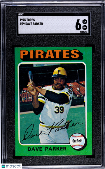 1975 Topps Dave Parker #29 SGC 6