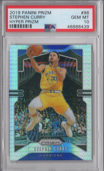 2019 Prizm Stephen Curry Hyper Prizm PSA 10