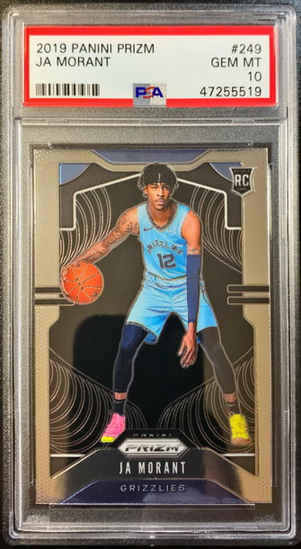 2019 Prizm Ja Morant Base Rookie PSA 10