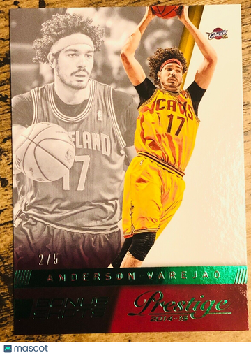 2014 Panini Prestige ANDERSON VAREJAO Green Bonus Shots Parallel SP /5 🔥 CAVS