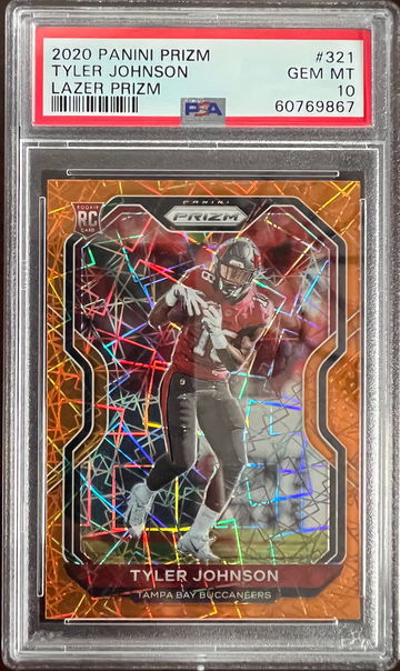 2020 Panini Prizm Tyler Johnson Lazer Prizm PSA 10