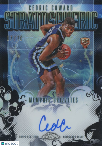 2025-26 Topps Chrome Cedric Coward Rookie 10 Topps