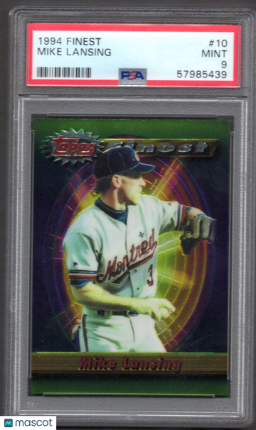 1994 Finest Mike Lansing #10 PSA 9