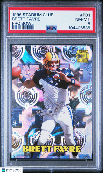 1996 Stadium Club Pro Bowl Brett Favre #PB1 PSA 8