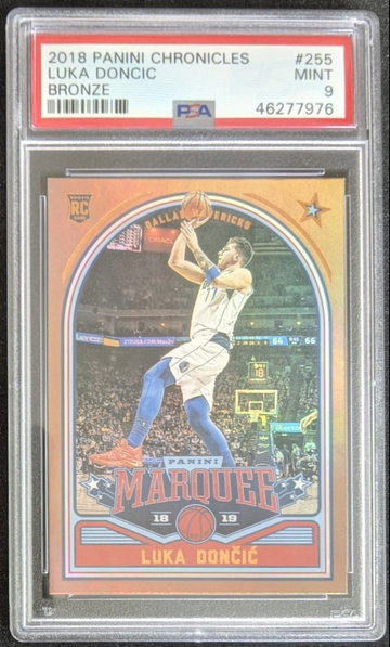 2018-19 Luka Doncic Chronicles #255 Marquee Bronze