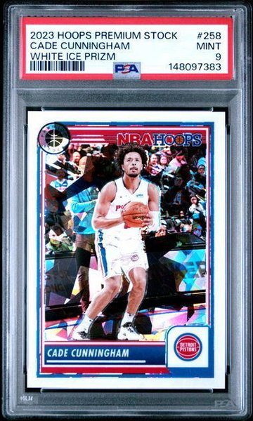 2023 Hoops Premium Stock | Cade Cunningham | #258 | PSA 10 | 4/25