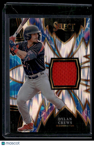 2024 Panini Select Dylan Crews #SPK-DC Sparks Relics Flash Prizms MEM