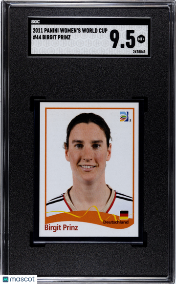 2011 Panini Women's World Cup Birgit Prinz #44 SGC 9.5