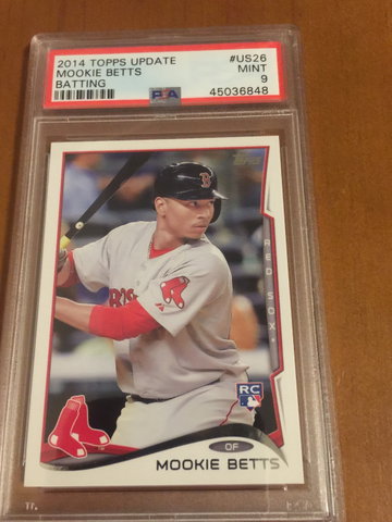 Mookie Betts Topps Update Rookie