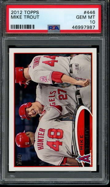 2012 Topps #446 Mike Trout PSA 10 GEM MINT