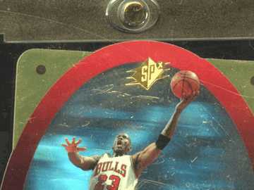 1996 Upper Deck SPx Michael Jordan Chicago Bulls Gold Trading Card #8