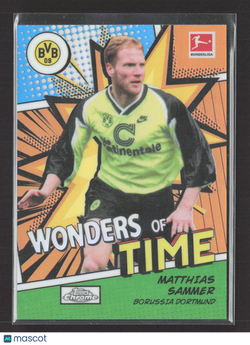 2023 Topps Chrome Wonders of Time Matthias Sammer #WB-MS 17/25