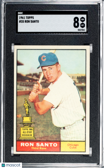 1961 Topps Ron Santo #35 SGC 8