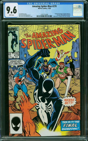 AMAZING SPIDER-MAN #270, CGC 9.6 NM+