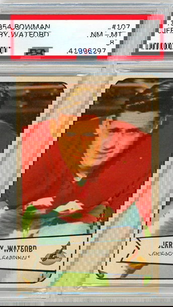 1954 Bowman Jerry Watford #107 PSA 8 P1327