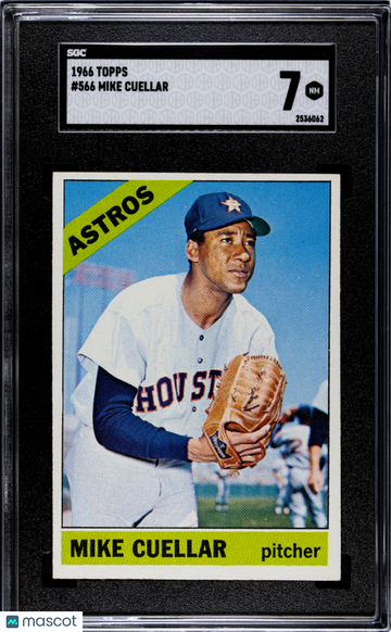 1966 Topps Mike Cuellar #566 SGC 7
