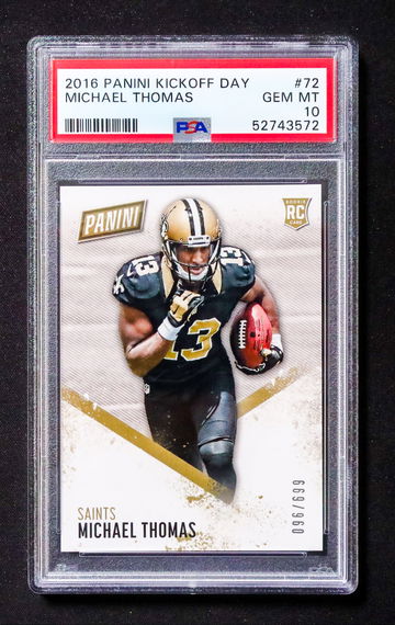 2016 Panini Kickoff Day - Michael Thomas - Rookie /699 PSA 10 Gem Mint
