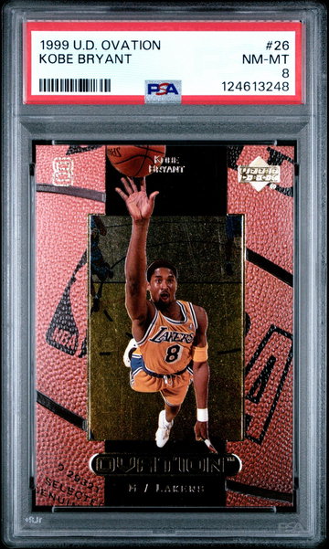 1999 Upper Deck Ovation Kobe Bryant #26 PSA 8