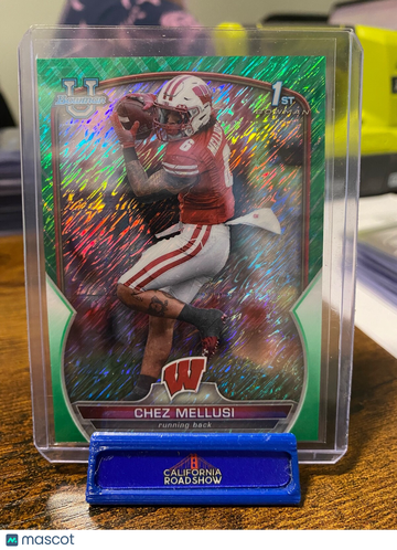 2022 Bowman University Chez Mellusi #86 Green Shimmer Topps