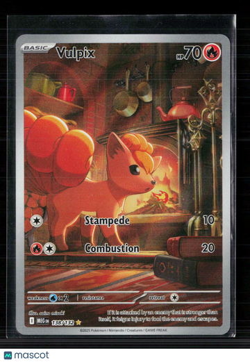 Pokemon 2025 Mega Evolution Vulpix #138/132