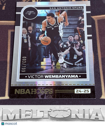 2024-25 Hoops Victor Wembanyama #165 Premium Box Set SN