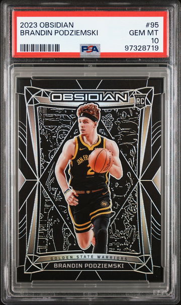 2023 PANINI OBSIDIAN BRANDIN PODZIEMSKI #95 RC ROOKIE PSA 10